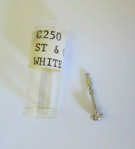 【送料無料】腕時計　タイムスクラウンステムホワイトウォッチパーツnos genuine timex crown amp; stem white watch part c250 14,804円