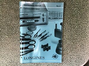 【送料無料】腕時計　ロンジンイラストメンテナンスマニュアルlongines caliber 56015602 illustrated maintenance manual 4
