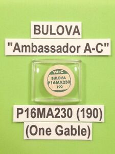 【送料無料】腕時計　アンバサダーモデルワンガブルウォッチグラスクリスタルvtg bulova ambassador ac model p16ma230 190 one gable watch glass crystal 13,855円