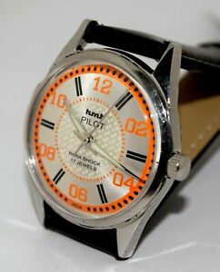 【貨物輸送無料】ウオッチ パイロットヴィンテージアナログhmt pilot  vintage handwinding analogue wristwatch  fully guaranteed