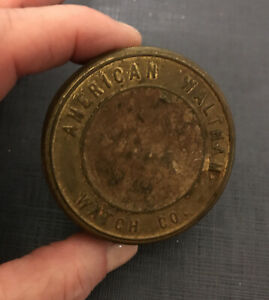 【貨物輸送無料】ウオッチ ウォルサムウィリアムブラスケースストップウォッチ