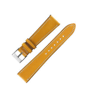 【貨物輸送無料】ウオッチ ペブロヴィブラントカーフスキンレザーウォッチストラップpebro vibrant genuine calfskin leather watch strap インチ honey