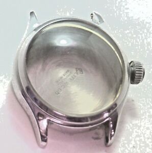【送料無料】腕時計　アンティークヴィンテージライトウォッチステンレススチールメンズケースnos antique vintage lite watch co stainless steel mens wrist watch case 1d