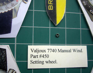 【送料無料】腕時計　ホイールヴィンテージブライトリングホイヤーヴァルジュークロノグラフ450 setting wheel 1970s vintage breitling heuer valjoux cal7740 chronograph