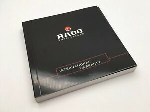 【送料無料】腕時計　100 authentic rado warranty booklet excellent condition