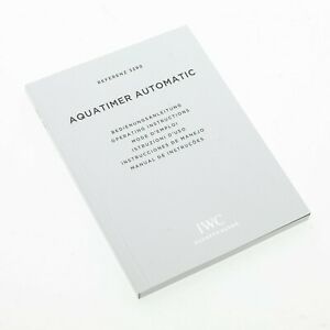【送料無料】腕時計　アクアタイマーgenuine iwc aquatimer automatic 3290 instruction manual booklet