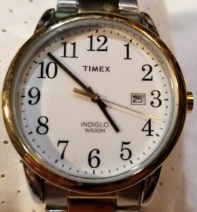 【送料無料】腕時計　タイムスインディグロデイトtimex indiglo date wrist watch