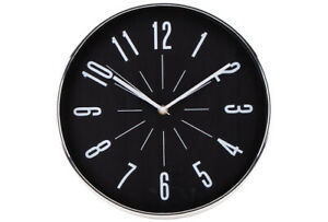 【貨物輸送無料】ウォッチ デコナズブラックシルバーバイデデdekonaz  moderne wanduhr  30x30 糎  schwarz  silber  byde10648dh 腕時計-男女兼用腕時計