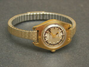【貨物輸送無料】ウォッチ ヴィンテージタイムスドイツvintage timex electric wrist watch w germany 男女兼用腕時計-腕時計