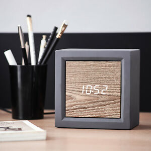 【送料無料】腕時計　ベルリンテーブルクロッククロックコンクリートキューブcander berlin mnu 6513 led tischuhr beton digital wurfel temperatur datum b ware