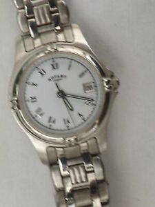 【送料無料】腕時計　ヴィンテージレディースクォーツステンレススチールケースロータリークォーツウォッチa vintage ladies quartz stainless steel cased rotary quartz watch gwo