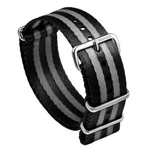 【送料無料】腕時計　クラシックボンドヘリンボーンナイロンウォッチストラップclassic bond herringbone nato nylon watch strap by zuludiver 18mm 20mm 22mm 19,980円