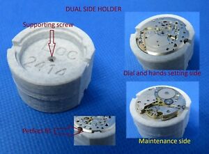 【貨物輸送無料】ウォッチ ボストークデュアルサイドムーブメントホルダーリバーシブルプリントmovement holder for vostok 2414 boctok dual side, reversible, 3d printed 腕時計-男女兼用腕時計