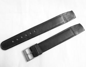 【送料無料】腕時計　ヴィンテージスイスレザーオープンエンドウォッチストラップvintage swiss made 17mm high quality genuine leather open end watch strap