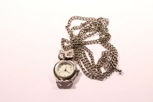 【貨物輸送無料】ウォッチ フクロウペンダントクォーツウォッチネックレスチェーン 腕時計-男女兼用腕時計