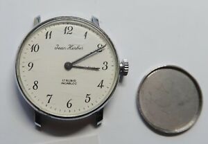 【送料無料】腕時計　モントールミックスジャンヘルバーアベックムーヴメントエレノーバーモントルフォンシオンヌmontre mixte jean herber avec mouvement hs 8f, a renover, montre fonctionne