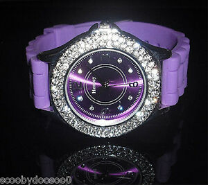 【送料無料】腕時計　レディースヘンリーウォッチファンキーパープルladies henley watch funky purple