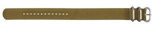 【送料無料】腕時計　テキスタイルサイストラップオリーブグリーン22mm textile rhino strap olive green for traser h3 14,804円