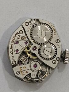 【送料無料】腕時計　ブローバムーブメントbulova 6ba movement 21 jewels complete, running and keeping time