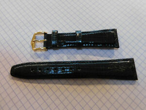 【送料無料】腕時計　ブレスレットドモントルヒルシュヌフロイヤルテイルbracelet de montre hirsch neuf reptile royal taille 20 vert n 270a