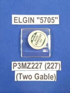 【送料無料】腕時計　モデルガブルガラスクリスタルvtg elgin 5705 model p3mz227 227 two gable watch glass crystal replacement
