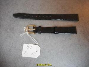 【貨物輸送無料】ウォッチ ブレスレットドモントルヒルシュヌフトカゲテールノワールルザードbracelet de montre hirsch neuf lizard taille 12 noir lezard n 88e