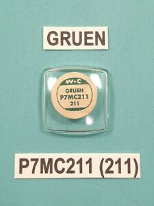 【貨物輸送無料】ウォッチ モデルウォッチクラフトモールドガラスクリスタルvtg gruen model p7mc211 211 watchcraft molded glass crystal replacement nos 男女兼用腕時計-腕時計