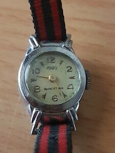 【送料無料】腕時計　モントレアンシエンヌメカニクフェムフォンシオンヌビエンリレルデクリプチフmontre ancienne mecanique femme mabo fonctionne bien lire le descriptif