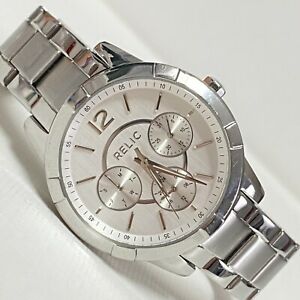 【送料無料】腕時計　ペイトンステンレスrelic payton 35mm womens silver stainless steel multifunction watch zr15696 14,985円