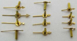 【送料無料】腕時計　セカンドハンドリグネスロングシャフトゴールドメッキsecond hands for wrist watch 10 12 lignes long shaft gold plated * assorted *