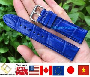 【送料無料】腕時計　レザーメンウォッチストラップleather men watch strap 24mm