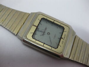 【送料無料】腕時計　ヨルダッシュアナログヴィンテージゴールドトーンクォーツワークスjordache lcd analog watch, vintage gold tone lcd quartz watch works