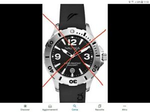 【送料無料】腕時計 チントゥリーノノーティカネロゴンマクルボcinturino nautica a11548m nero gomma 18mm curvo