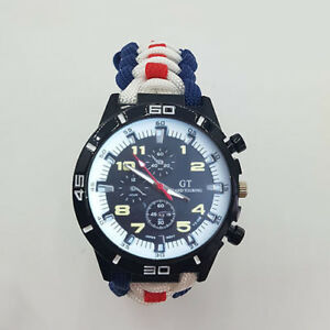 【送料無料】腕時計 サービスパラコードウォッチparacord watch with wrns women’s royal naval service colours a great gift