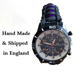 【送料無料】腕時計　パラコードウォッチインロイヤルアーミーチャプレンズカラーズparacord watch in royal army chaplains colours