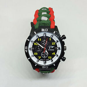 【送料無料】腕時計　バフカラーパラコードウォッチparacord watch in the buffs colours