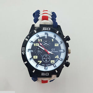 【送料無料】腕時計　パラコードウォッチparacord watch with raf 51 squadron colours a great gift 14,386円