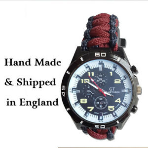 【送料無料】腕時計 パラコードウォッチパラロイヤルホースparacord watch in 1 para royal horse artillery colours