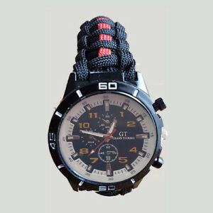【送料無料】腕時計 ノッティンガムシャーパラコードウォッチタクティカルエッジnottinghamshire fire and rescue nfr paracord watch tactical edge