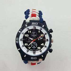 【送料無料】腕時計　パラコードウォッチウィズイギリスparacord watch with royal navy rn colours a great gift