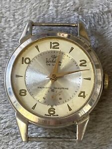【送料無料】腕時計　ヴィンテージメンズウォルデンデリュクススイスメイドウォッチケースマニュアルvintage mens walden de luxe swiss made watch case manual wind *running* 223 15,185円