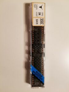 【送料無料】腕時計 ハドリーローマオレンジカーボンファイバーストラップhadleyroma 20mm orange carbon fiber waterresistant watch strap