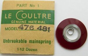 【送料無料】腕時計　ルクルトウォッチパーツホワイトメインスプリングブライドルlecoultre 476 481 watch part white alloy mainspring * automatic bridle *