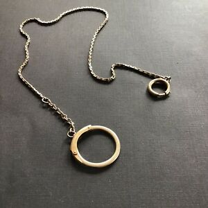 【送料無料】腕時計　アメリカヴィンテージハドリーチェーンゴールドトーンインチvintage hadley made in the usa watch fob or chain gold tone 17 inches