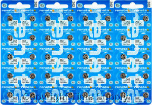 【送料無料】腕時計　レナータ40 pc 362 renata watch batteries sr721sw 0 mercury