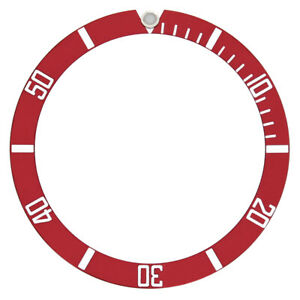 【送料無料】腕時計　ベゼルreplacement bezel insert red for watch 3760mm x 3070mm