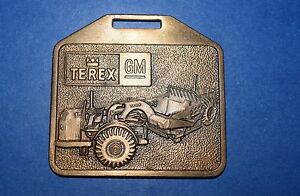 【送料無料】腕時計　テレックススクレーパーウォッチフォブヴィンテージブラスaw101 gm terex scraper advertising watch fob construction equip vintage brass