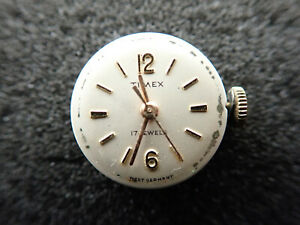 【送料無料】腕時計　ヴィンテージタイムムーブメントランニングvintage 165mm timex us time corp wrist watch movement cal 261 running