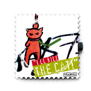 【送料無料】腕時計　スタンプウォッチウォッチ???stamps stamps uhr watch ill kill the cat 35,00 ? ??