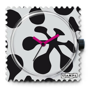 【送料無料】腕時計　スタンプウォッチツイストハンドシルバー???stamps stamps uhr watch twisted zeiger silberfarbig 35,00 ? ??